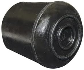 7/8" BLK Rubb Leg Tip