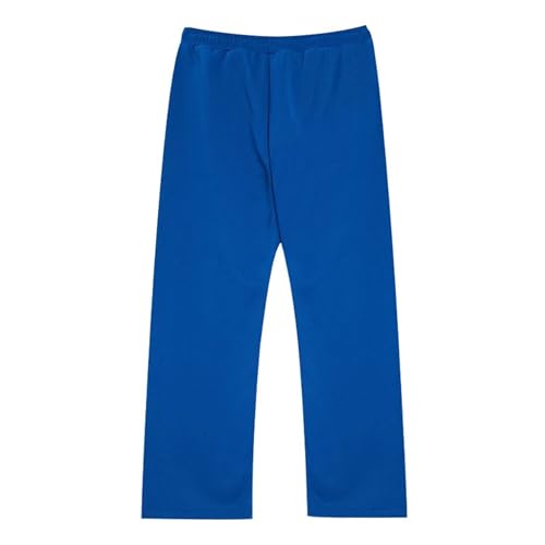 Pantalón cargo oversize de hombre azul, talle M miniatura 3
