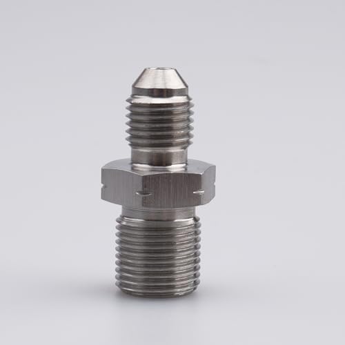 Image of AC PERFORMANCE 3AN Male to M12x1.0 Inverted Flare Brake Fitting SS