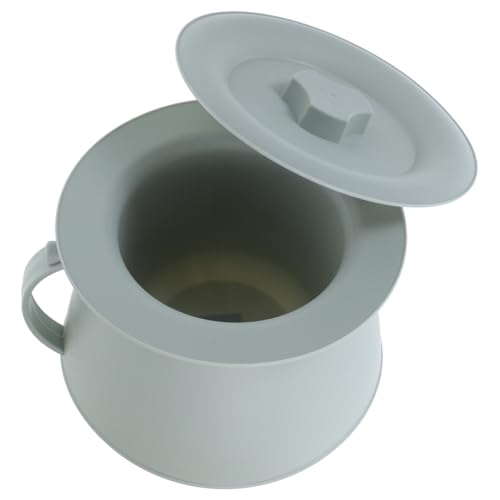 IWOWHERO 高齢者用蓋付き 便器 再利用可能なプラスチック製 小便器 スリップ防止設計 安定性抜群 室内用 吐き出し器 寝たきり用 便利なトイレ用品