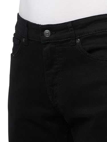 BOSS Men's Delaware Bo Black Comfort Cotton Slim Fit Jeans3