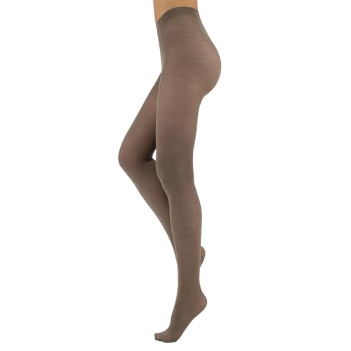 CALZITALY Strumpfhose aus Merinowolle, Winterstrumpfhosen, Warme...