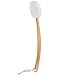Lotion Applicator for Your Back, Legs, Feet - Long Curved Easy Reach Wooden Handle Body Brush for Suntan, Sunless Self Tanning, Skin Cream, Acne, Body Wash - Men and Women