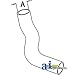 A&I - Radiator Hose, Lower. PART NO: A-K200874