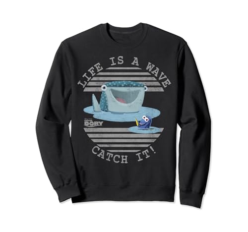 Disney Pixar Finding Dory & Destiny Life Is A Wave Catch It Sweatshirt