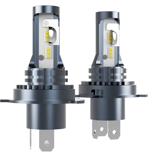 H19 H4 9003 HB2 HS1 Lámparas LED 2-Pack 20000Lm 40W 6500K miniatura 1