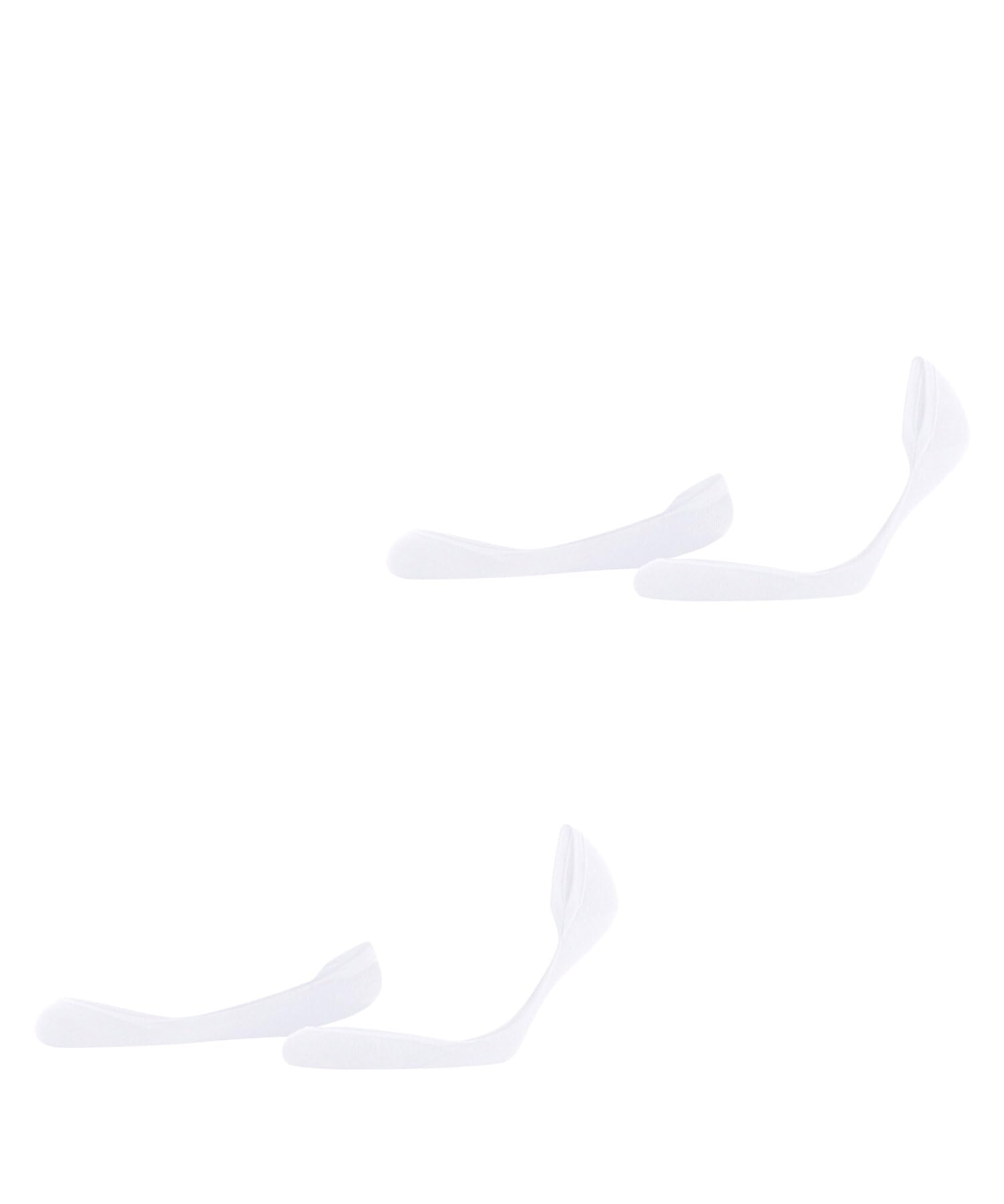 ESPRIT Damen Solid Low 2-Pack Füßlinge atmungsaktive biologische Baumwolle Invisible Low Cut weicher Rand und Silikon an der Ferse für druckfreien Sitz und besten Halt einfarbig Multipack 2 Paar