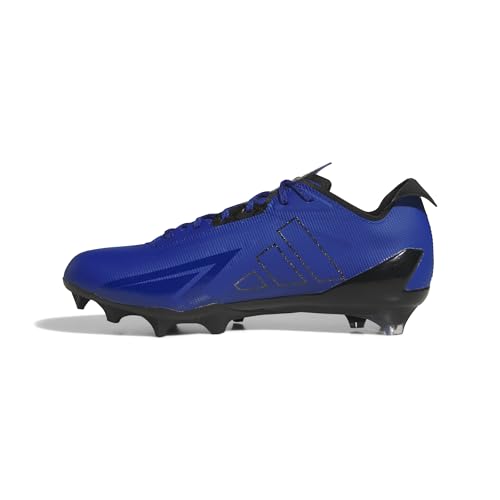 Adidas Men's Adizero Electric American Football, Team Royal Blue/Black/Team Royal Blue, 11