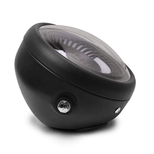 Protection Phare Moto Vintage de Haute Qualité 6.5'' LED Optique Robuste pour Harley et Chopper