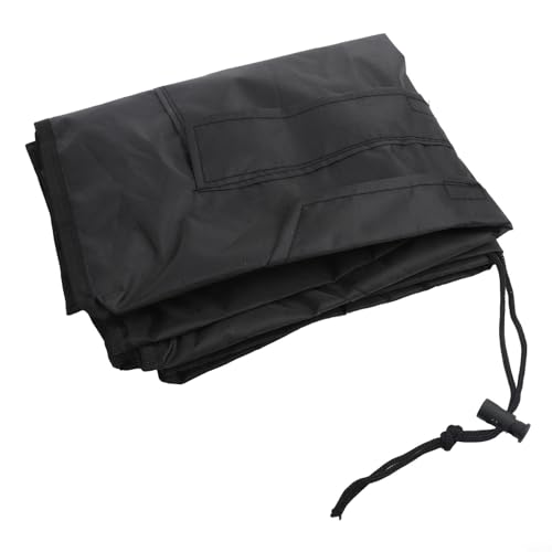 Honseadek Cubierta de generador portátil impermeable de tela Oxford 600D para generadores inversores exteriores de 2000 W-2500 W con bolsa de herramientas, color negro
