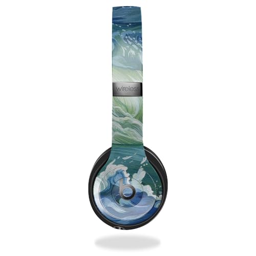 Image of Skin Compatible with Beats Solo 4 - Cyclone Wave - Premium 3M Vinyl Protective Wrap Decal Cover - Easy to Apply | Crafted in The USA by MightySkins