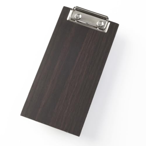 Image of American Metalcraft CB8 Wood Clipboard Menu Holder, Espresso