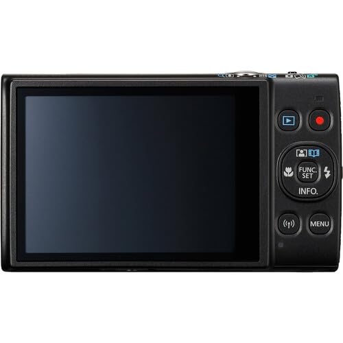 Image of Canon PowerShot ELPH 360 HS A Digital Camera (Black) | 20.2MP CMOS Sensor, 12x Optical Zoom & Built-in Wi-Fi | Compact Point-and-Shoot for Travel, Family & Everyday Photography (7280C001) + 64GB Card