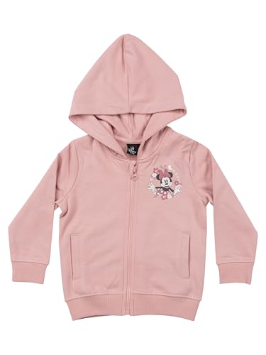 Disney Minnie Mouse Veste à Capuche Fille – bébé Sweat Zip Rose (74-80)