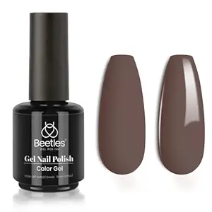 Beetles Gel Nail Polish Color-1 Pcs 15ml Gray Brown Color Soak Off Gel Polish Nail Art Manicure