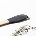 Silicone Series Small Spatula-Natural Handle with Black Head