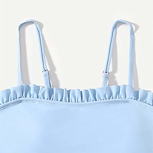 Generic Girl's 3 Piece Bikini Set Swimsuit Bathing Suit with Shorts Swimsuit for Teens Teen Swimsuits Teen Girl Bikini4