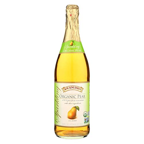 R.W. Knudsen Sparkling Juice - Organic Pear - Case of 12 - 750 ml