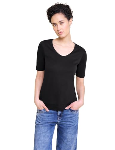 Preisvergleich Produktbild Street One Damen T-Shirt New Palmira, Schwarz Neu, 42