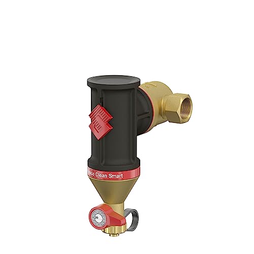 Flamco Clean Smart G 1' F Magnet Schlammabscheider aus Messing für Heizungs- und Kühlungsanlagen - 30023