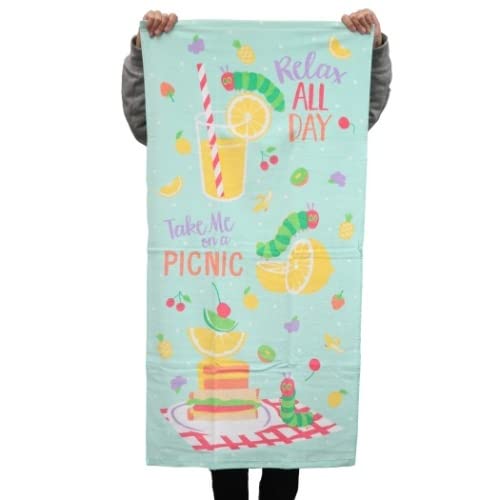Huapeko Swaddling Printed Big Towel No2 Picnic Bath Pool Eric Carl