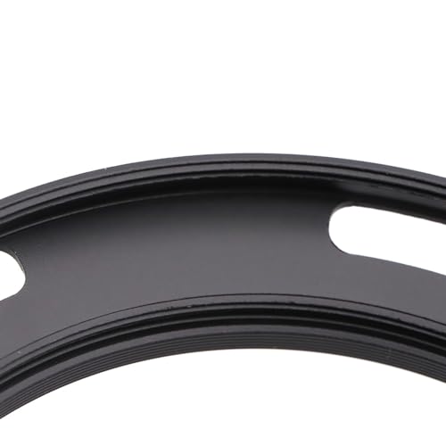 Parasol de lente metálico hueco de 77mm roscado curvado y ventilado compatible con lentes de 77mm miniatura 7