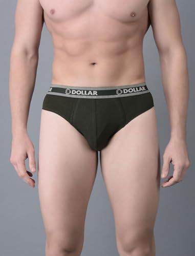 Image of Dollar Bigboss Men's Solid Cotton Brief (Colour May Vary)
