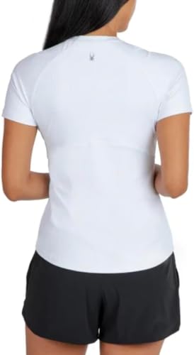 Spyder Active Women's UPF 50+ Ribbed Short Sleeve Tee Shirt2