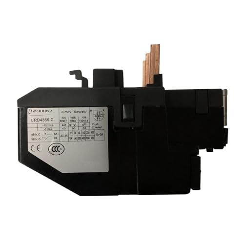 Relais de surcharge thermique LRD4365 pour protection de moteur triphasé 80 à 104 A