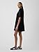 GAP Womens Logo Knit Dress True Black Logo L