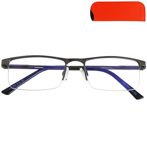 Mini Brille RHBGR00 Blaulichtfilter Gaming Brille Graphit