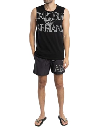 Emporio Armani Mid Boxer Costume A Pantaloncino, Nero, M Uomo - 6