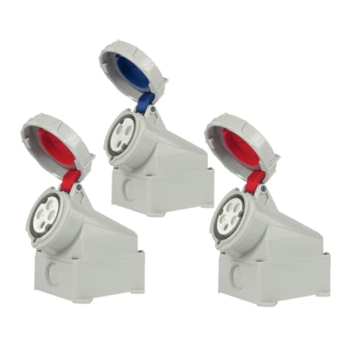 Prise industrielle rouge 32A IP67 pour securiser vos branchements electriques