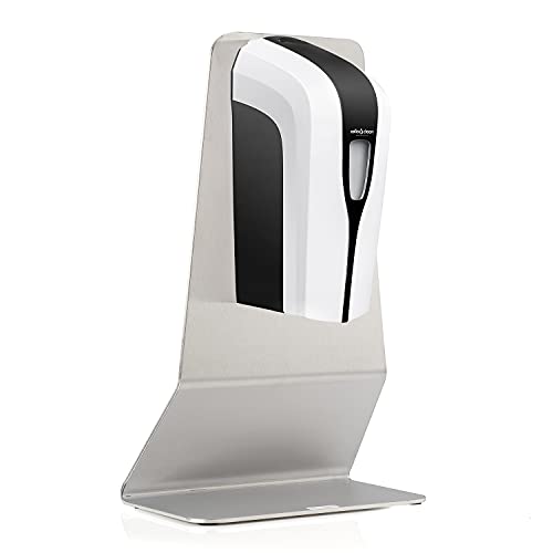 Edelstahl-Tisch-Ständer inkl. Sensor-Desinfektionsspender mit Nebeldüse für Flüssigmittel, berührungslose Handdesinfektion mit Sensor, Tischständer, Tischständer, Aufsteller Cover