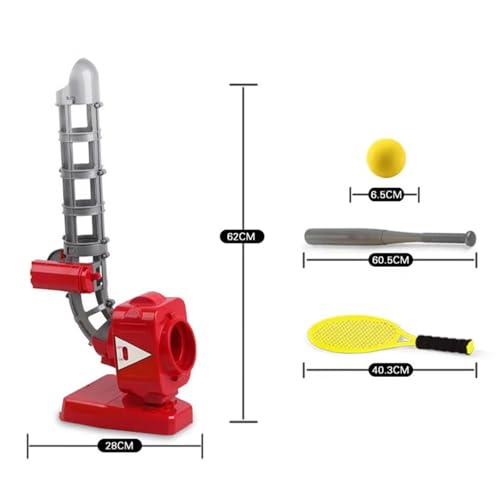 Macchina automatica di lancio di baseball con l'istruttore di auto-movimento e le palle per la pratica dei bambini e degli adulti