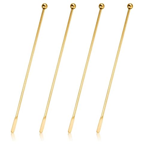 Huakaile 4Pcs Stainless Steel Stirrers Cover