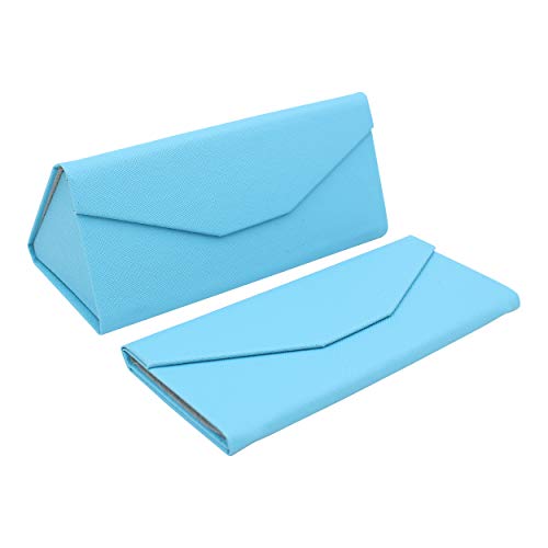 Image of Real Sic Glasses Case for Men and Women - Magnetic Folding Hard Shell Sunglass Holder - Inspired by Solid Color