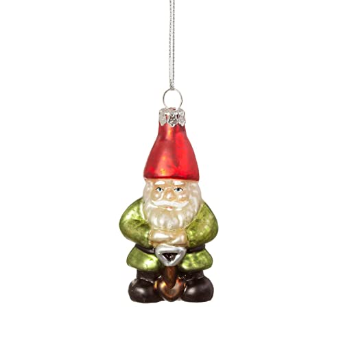 Image of Sass & Belle Garden Gnome Shaped Bauble