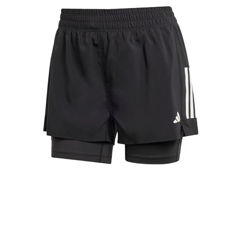 adidas Damen Own The Run Climacool 2in1 Short, Black, L