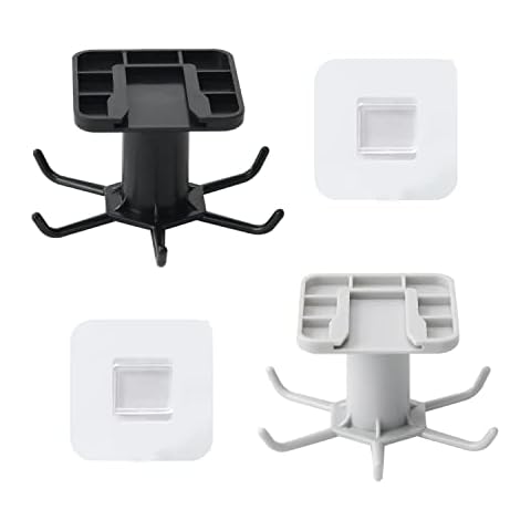 MUEEAD 2-Piece 360° Rotating Hook Rack Cover