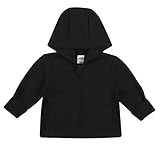 Hanes, Zippin Soft 4-Way Stretch Fleece Hoodie, Babies and Toddlers, Jet Black, 6-12 Months