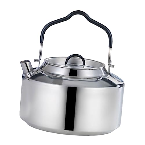 Bouilloire de camping portable PIQ à large ouverture pour café en randonnée