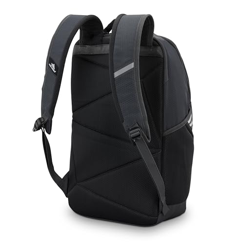 Image of High Sierra Swoop SG Backpack, Travel or Work Laptop Bookbag with Drop Protection Pocket, and Tablet Sleeve, One Size, Mercury
