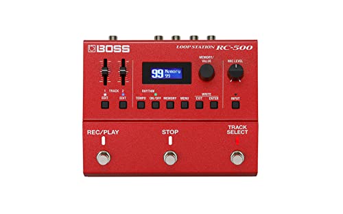 Image of Boss RC-500 Loop Station | Bundle with Gearlux Instrument Cable, Patch Cable, and Picks