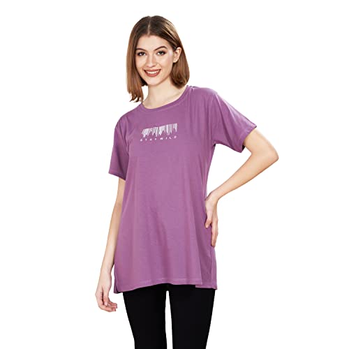 Image of WEET Women Long Length Cotton T-Shirt