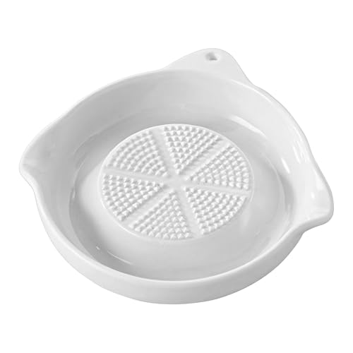 Molinillo Triturador De – Rallador De Cerámica De 13,5 Cm, Triturador De Jengibre, Triturdor Multiusos De Queso Y Cúrcuma Para Preparación De Cocina, Herramienta Profesional De Ca