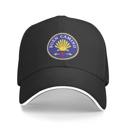 ZXMDJHJ Moda Clásica Moda Al Aire Libre Camino De Santiago Cruz Roja Gorra De Béisbol Mujeres Hombres Transpirable Concha De Vieira Sombrero De Papá Deportes Al Aire Libre Golf Regalo Conmemorativo