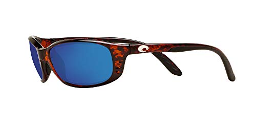 image for Costa Del Mar Men's Brine Polarized Oval Sunglasses, Tortoise/Grey Blu