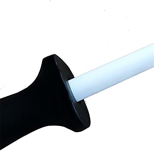 Miniatura 6 de Sacapuntas de varilla de afilado de cerámica de 12 pulgadas con mango de ABS para cuchillo de borde de cuchilla, sacapuntas de corindón de cerámica,