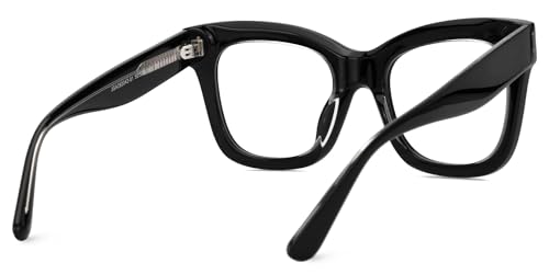 Image of VOOGLAM Square Blue Light Glasses for Women Anti Eyestrain Dry Eyes Computer Phone TV Eyewear Faustyna